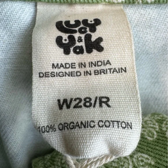 NWT Lucy & Yak Addison Jeans Organic Twill Eldorado Size W28R - Picture 10 of 16